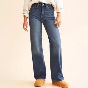 Levi's Premium Ribcage Wide Leg Jean